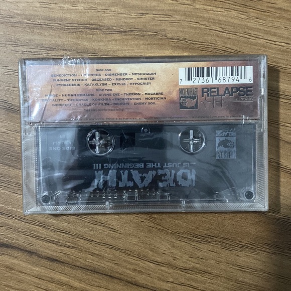 DEATH - Is Just The Beginning III Cassette (Collectible) Nuclear Blast America - Picture 2 of 6